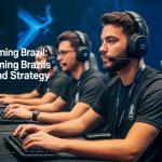 Brazilian igaming market scene with diverse players and regulatory imagery