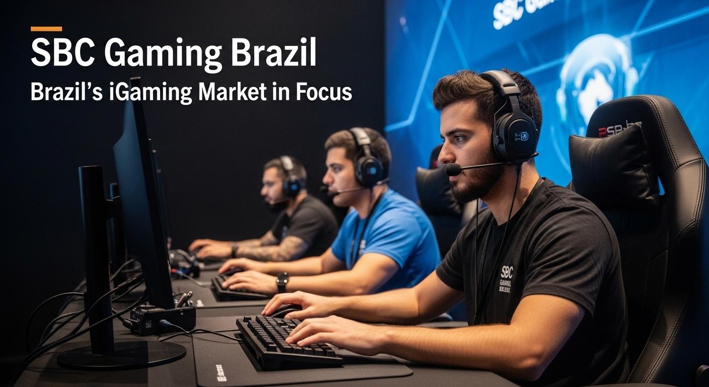 Brazilian gaming market analytics visual for SBC Gaming Brazil