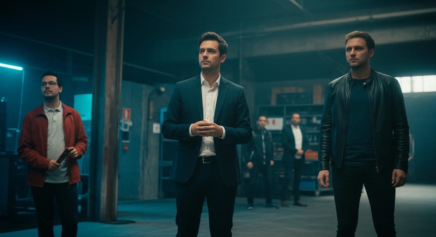 Analytical sports newsroom with Gamba Osaka branding and data charts