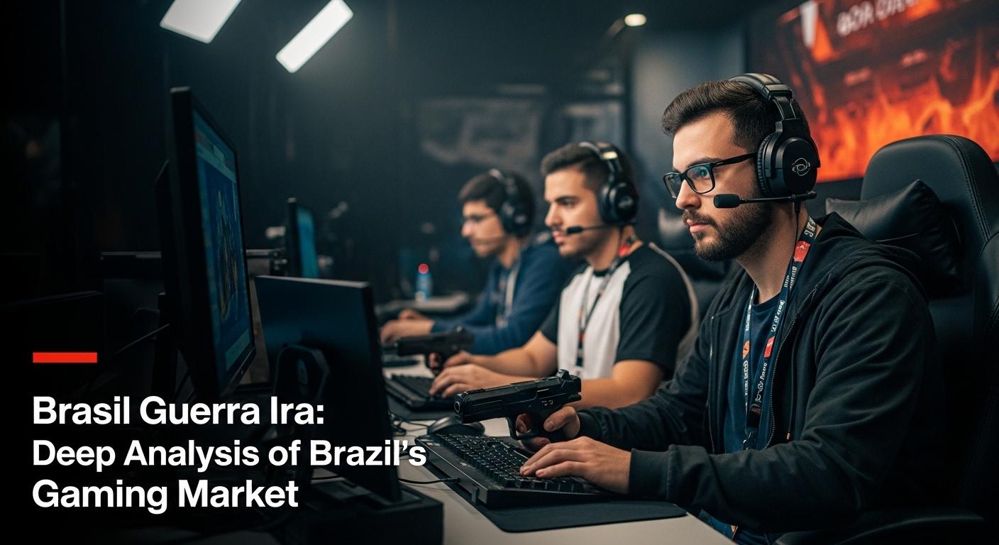 Brazilian gamer setup reflecting a focus on gaming and market context